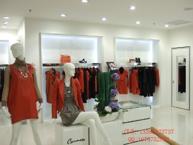 不锈钢服装展示架