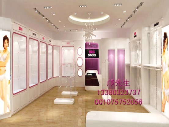内衣展示柜图片