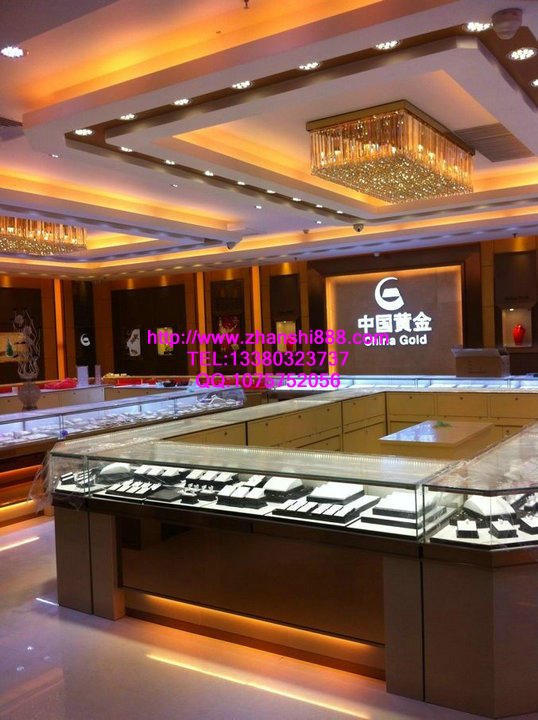 中国黄金展柜