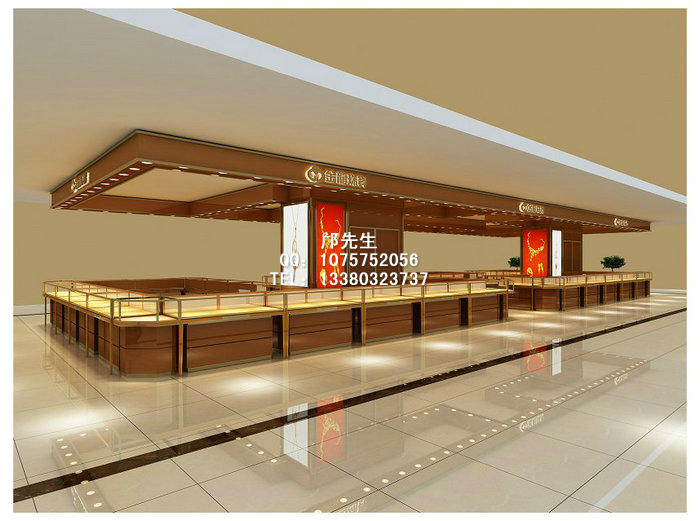 黄金专卖店柜台