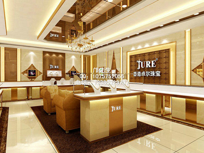 经典时尚珠宝展示柜