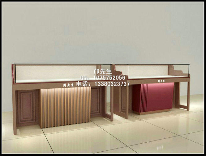 高端且别出心裁的珠宝展柜