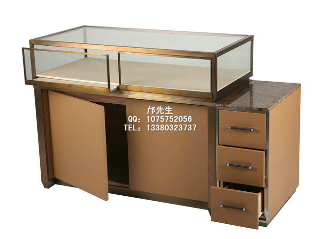 不锈钢电镀珠宝展柜