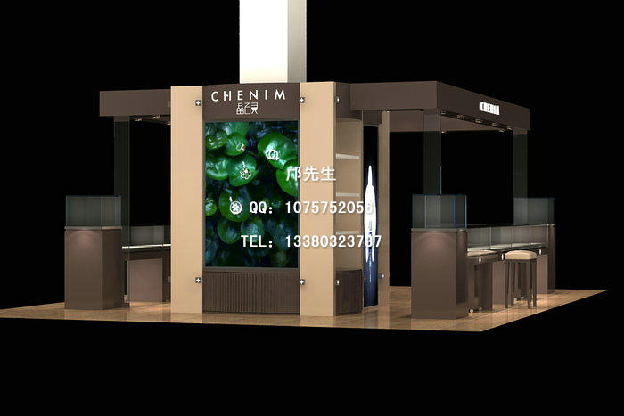 晶石灵翡翠展柜