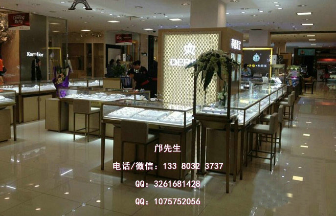 蒂爵珠宝不锈钢展柜