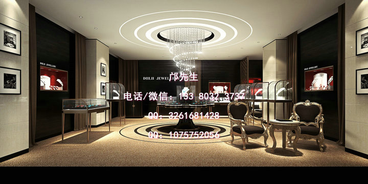 不锈钢珠宝展柜