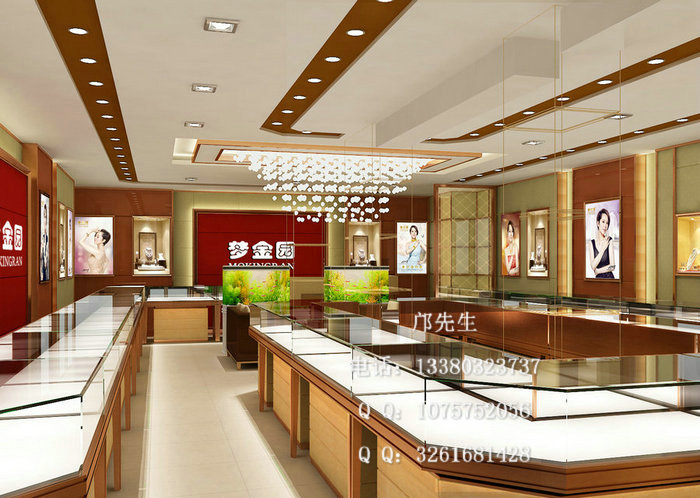 梦金园珠宝展柜