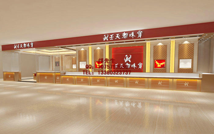 壬天都珠宝展柜