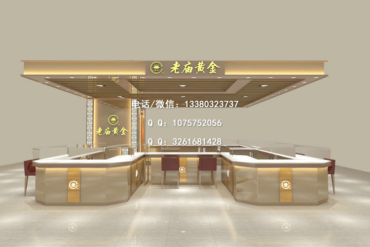 老庙黄金展示柜