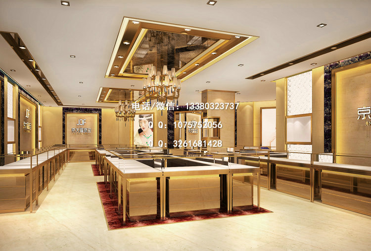 京大福珠宝展示柜
