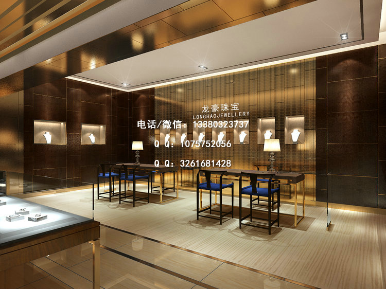 龙豪珠宝展示柜