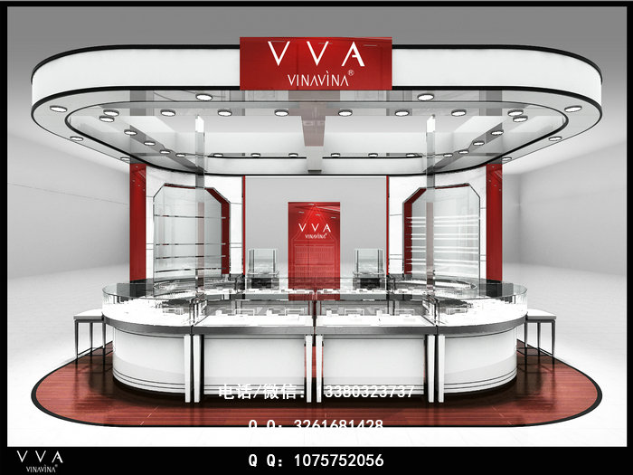 VVA银饰展柜（京基百纳店岛柜）