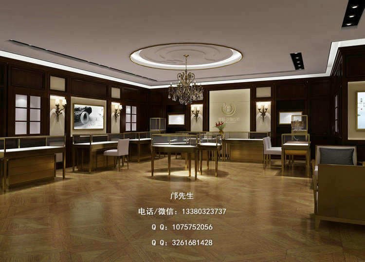 卡地亚珠宝展柜