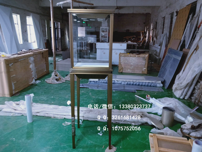 不锈钢珠宝立柜