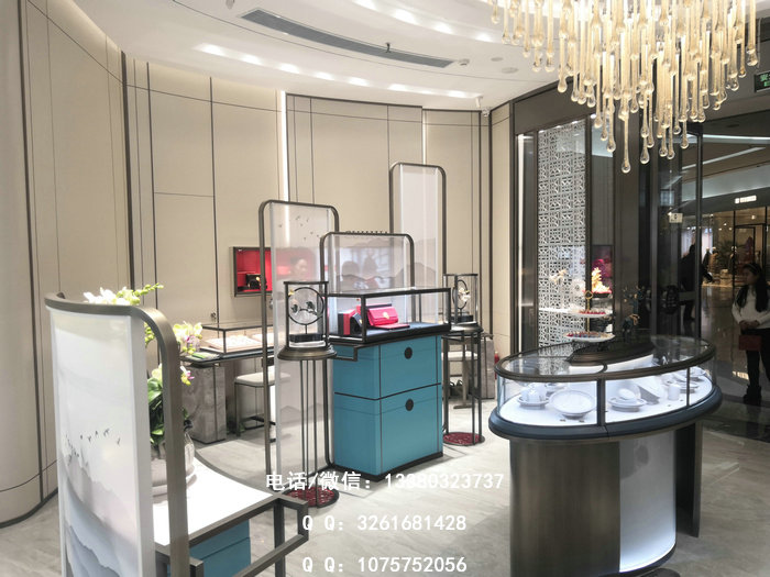 萃华旗舰店珠宝展柜