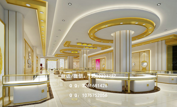 中国黄金展柜