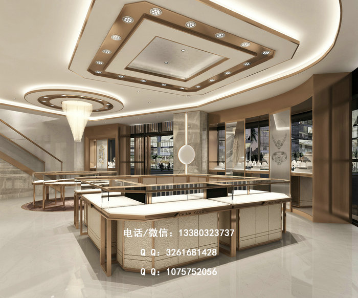 珠宝店面装修设计 珠宝店装修设计