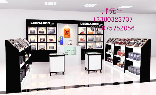 皮具展示柜图片
