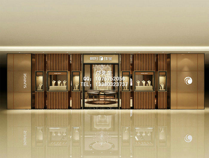 珠宝店橱窗展柜