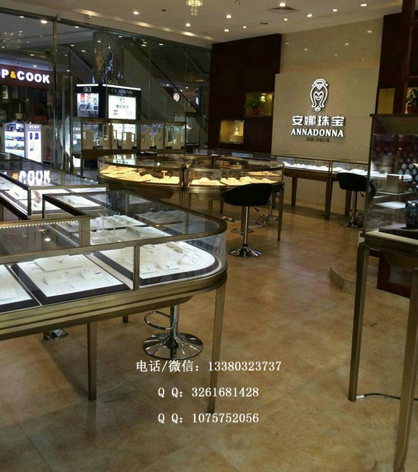 不锈钢珠宝展柜