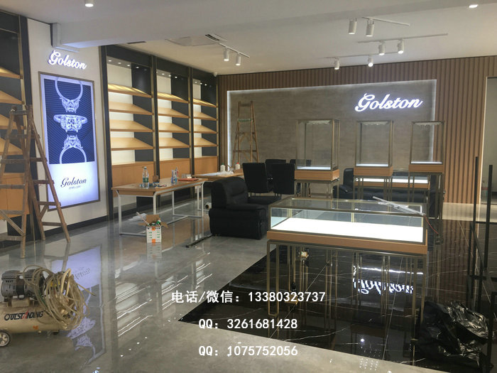 金石盟珠宝展柜（深圳罗湖旗舰店制作案例）