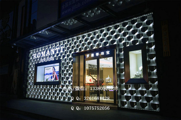 珠宝店橱窗展柜 珠宝店橱窗展柜
