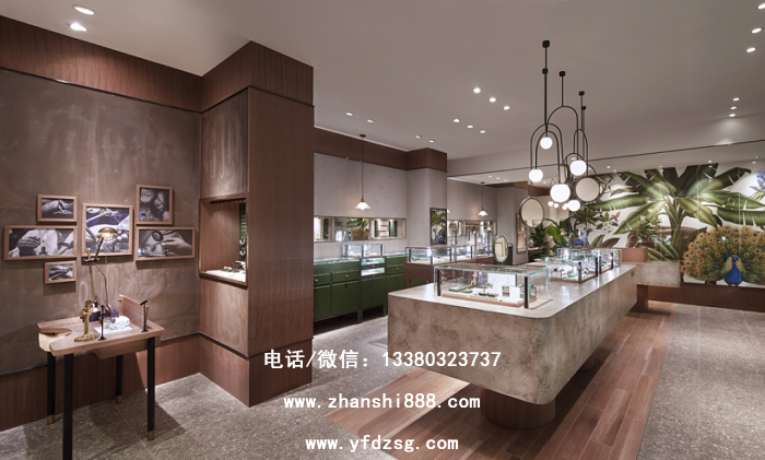 曼古银展柜