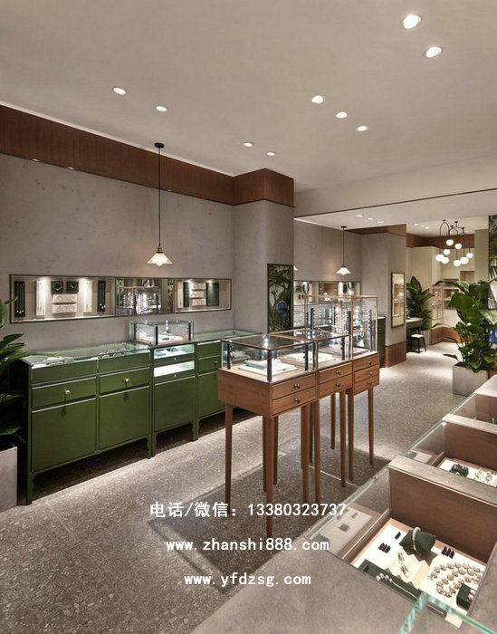 曼古银展柜